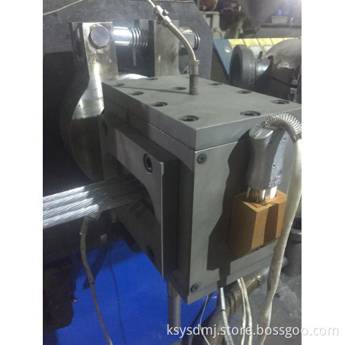 20years supplier flat wire extrusion head for solid skin wire